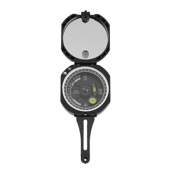 Black Pocket Transit Geological Compass 0-360 Degree Scale