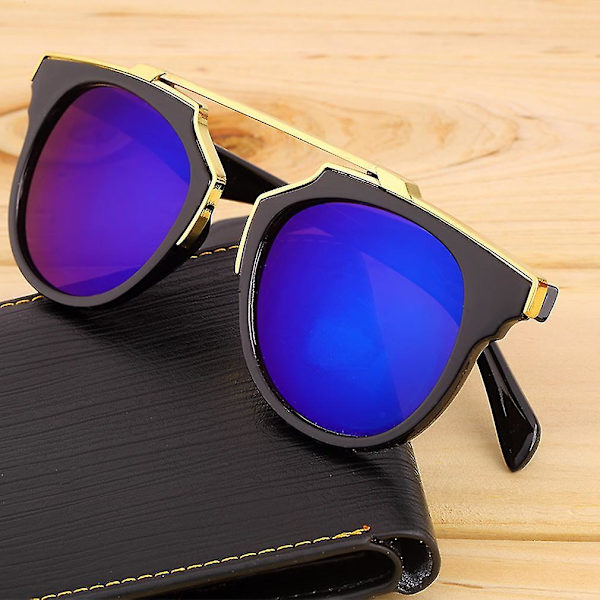 Unisex UV400 Katteøje Vintage Solbriller Sports Briller
