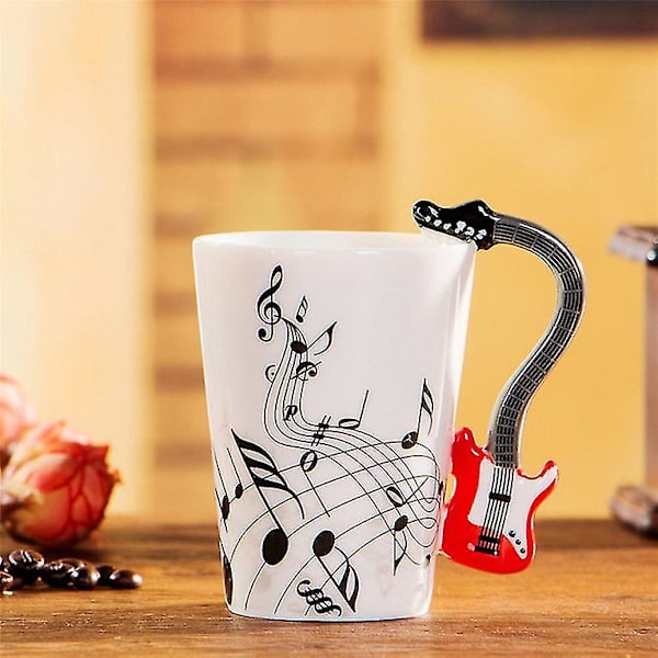 Keramisk Kops Musik Instrument Note Julegave