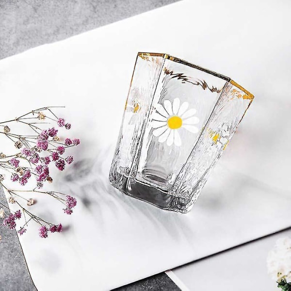 2 st 250 ml Japanska Retro Glas Koppar Små Prästkragar Kaffe
