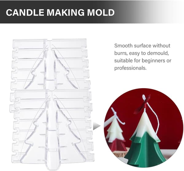 Julelysform for DIY-håndverk for duftlys og juletredekorasjon