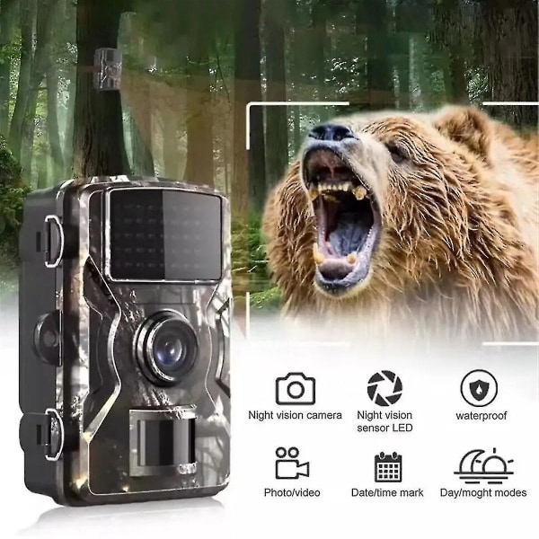 16mp Outdoor Hunting Camera Sport Dv Ip66 Waterproof Micro-action Cam Infrared Night Vision Video C-yuhao