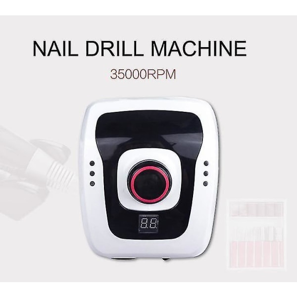65w Professionell elektrisk nagelmaskin Nail Drill Art-verktyg
