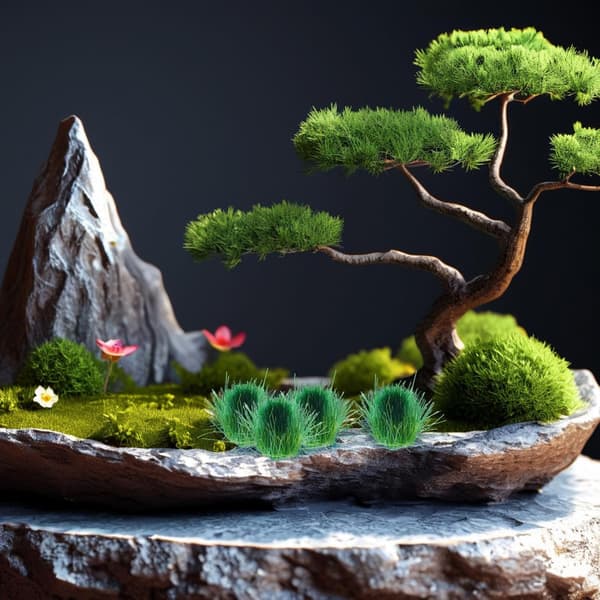 Miniature kunstgræsplade til modeljernbanelandskab, simuleret grøn kunstgræstæppe