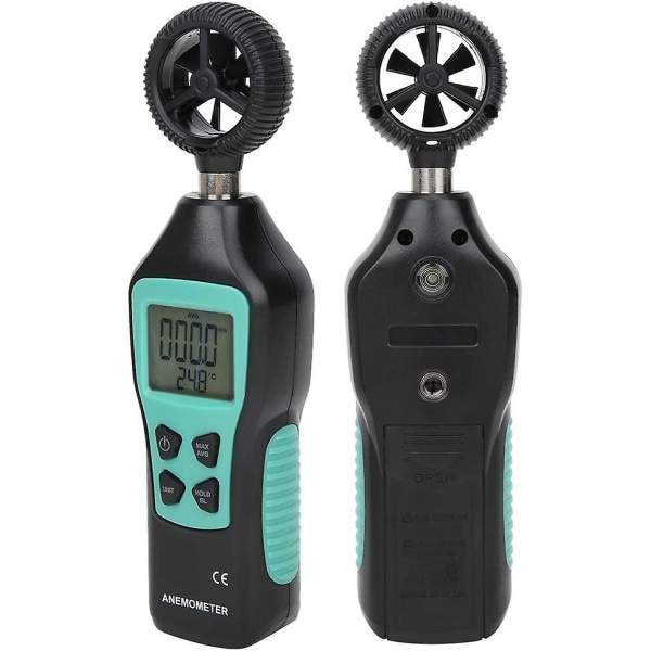Digital Anemometer Vindmåler 0,8~30,0 m/s Håndholdt Termometer Tester Til Luftfartsindustrien