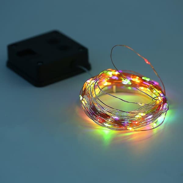 10m Pitkä 100 LED:n Kuparilanka Valot 8 Tilaa Koti String Valo