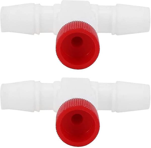 Vandrørsseparator Gasventil Separator Tilbehør Universal (hvid rød) (2 stk)