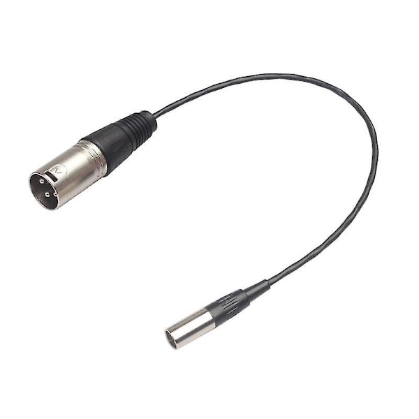 3-polet hann til 3-polet hann XLR mini-plugg lydkabel XLR hann til mini XLR hann lydkabelkontakt