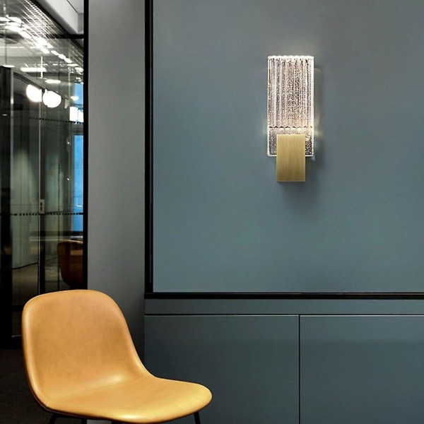 LED Vegglamper Krystallbobler Stue Soverom