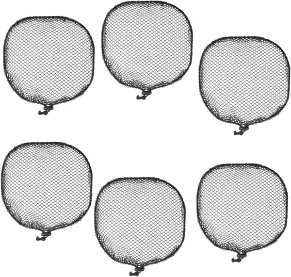 6st Elastisk Perukmössa Peruknät Mjuk Meshhatt Andningsbart Hårnät för att Göra en Bekväm Passform