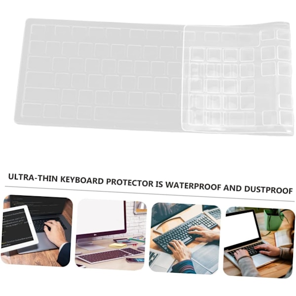 3 stk. Tastaturbeskytter Laptop Tastatur Covers Tastatur Bakke Outlet Computer Tastatur USB Keypad