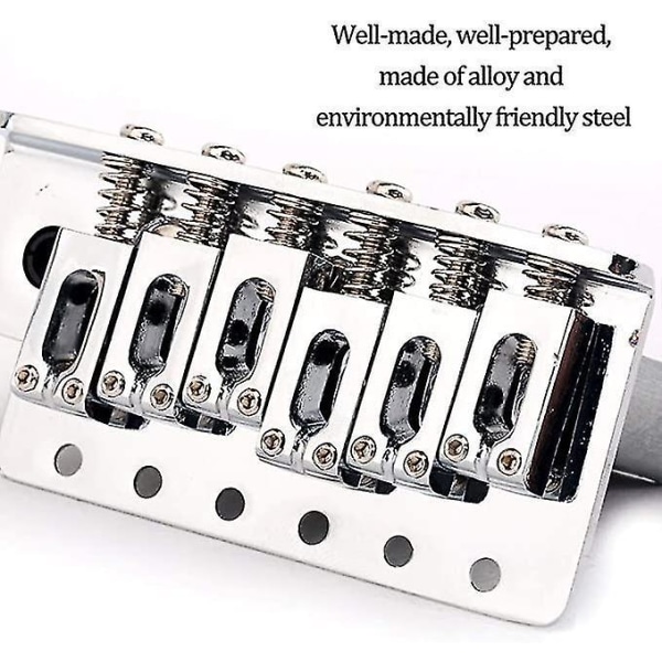 Elektrisk Gitarbro Tremolo Systemsett Metall Fast