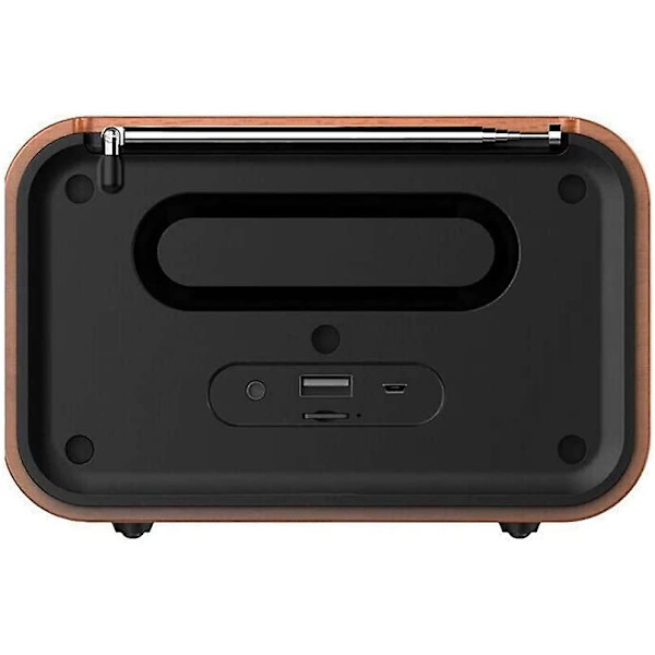 Bærbar Ultratynn Am Fm Mp3 Aux Usb, 1200mah Oppladbar Avtakbar Batteri Lagrer Og Nummererer Stat