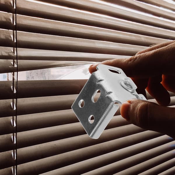Gardinstångshållare Gardinfäste Tillbehör Silver Aluminiumlegering Enkel