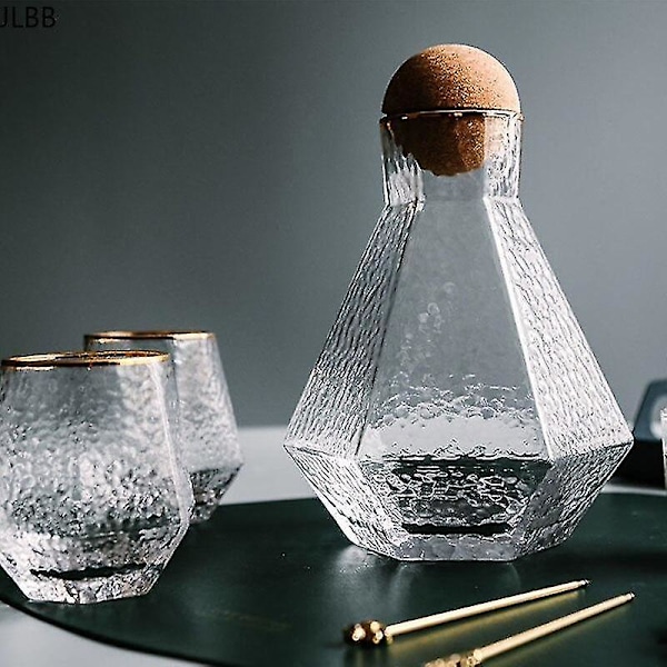 5-pack Glasvattenkokare, Nordisk Geometrisk Kanva, Set