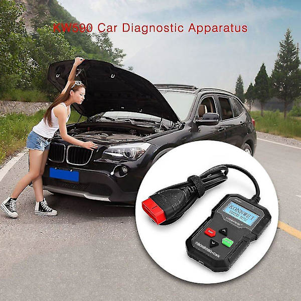 Mini Kannettava Autodiagnostiikkaskannauslaite Konnwei KW590