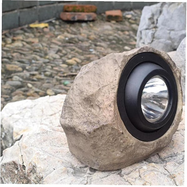 Kivi aurinkolamppu Led aurinkohartsi nurmikon lyhty valo rock spotlight vedenpitävä simulaatio kivilamppu ulkopuutarhaan, polun ulkovalaistus