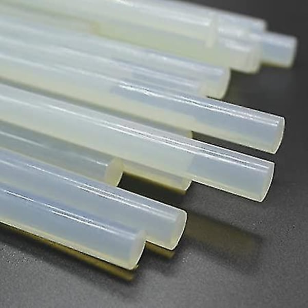 40 stykker 7x180mm transparente limstifter