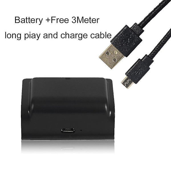 1200mAh Backup Batteri til Xbox One Controller