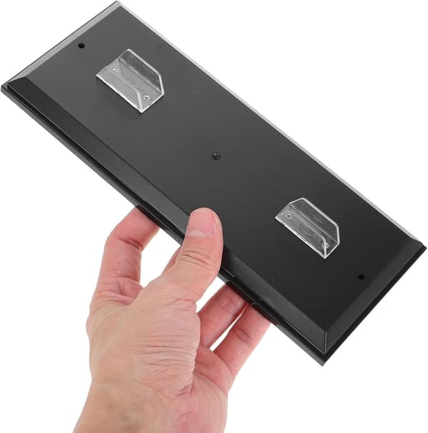 6 stk. plast mini base motorsykkel modell stativholder 1:12 skala solid støtte arrangør