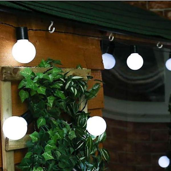 5m 20 LED Solcelled Havelyslynge Vandtæt Fe