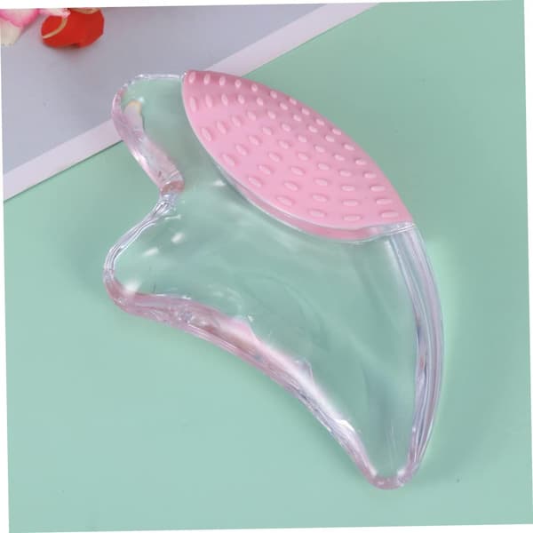 Krystall Gua Sha-plate for ansiktsløftende skrapemassasjeterapiplate