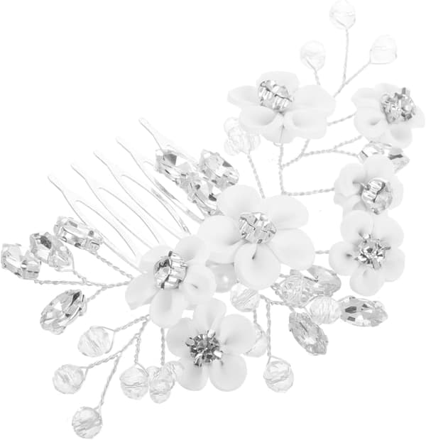 Brudehårstilbehør Rhinestone Sidekam til kvinder Elegant bryllupshårklemme til særlige begivenheder og ceremonier