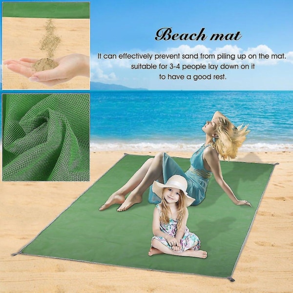 200x150cm Sand-free Sandless Mat Camping Beach Picnic