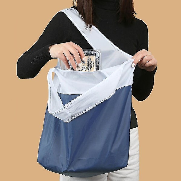 Tote Bag med Fint Håndværk, Foldbar, Tyk, Mode til Supermarked - Vinrød