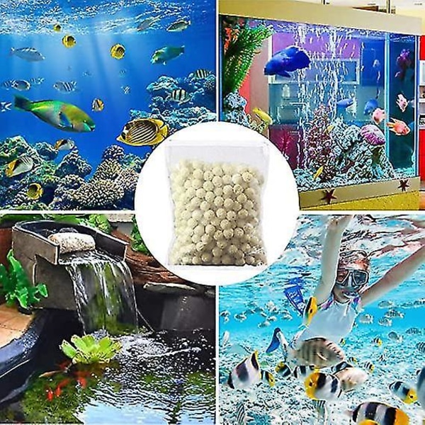 Akvarium Filterpose Lynlås Nylon Mesh Fiskekumpose