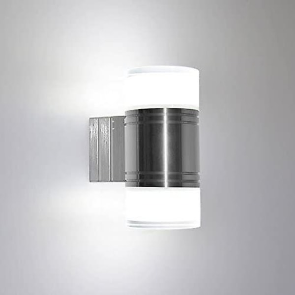 10w Moderne Indendørs Led Væglys, Led Up Downlight Cylindrisk Væglampe Til Stue Cafe Hotel Gang Koldt Lys Hvid [energiklasse A++]