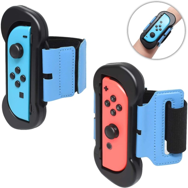 Kompatibel med Just Dance Switch Armbånd, Justerbart Elastisk Joy Con Håndledsrem Dans Greb Greb