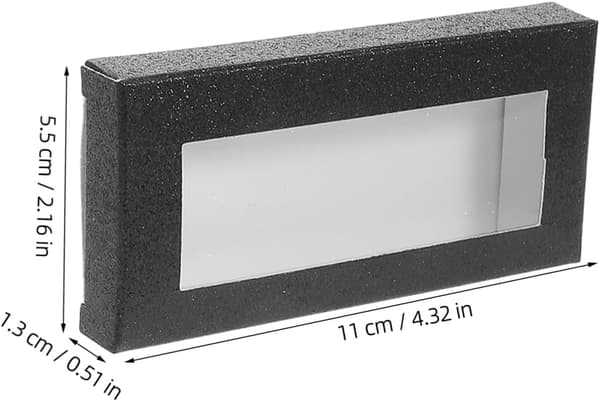 10 stk. pappeske for øyevipper, hul design, oppbevaringsbeholder for øyevipper
