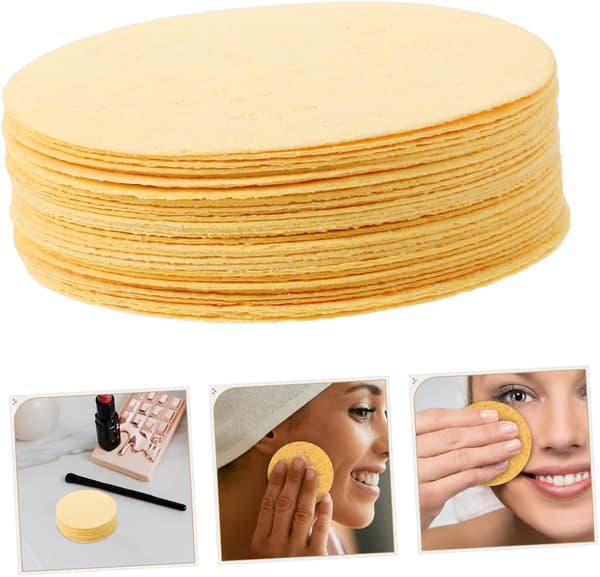 30 stk. engangs makeupfjerner-svamp til ansigtsrensning, komprimeret ansigtssvamp til makeupfjerning og ansigts-spa