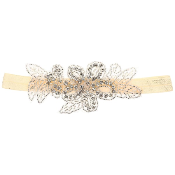 Baby Girl Rhinestone Headband Hair Accessories Floral Leaves Toddler Hairband