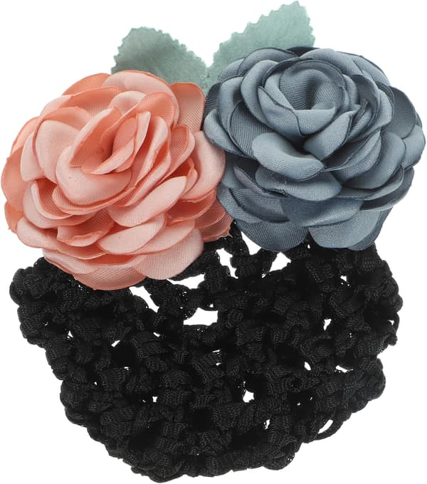 Blomster Hår Snood Net Mesh Hårknold Cover til Kvinder Net til Ballet