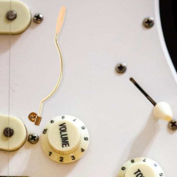 3st Single Tremolo Bridge Arm Elgitarr Tremolo System Whammy Pedal Böjd Rostfritt