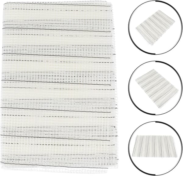 Teppeproduksjon Nettingduk med rutenettlinjer for DIY Teppekroking, Teppegarnmateriale