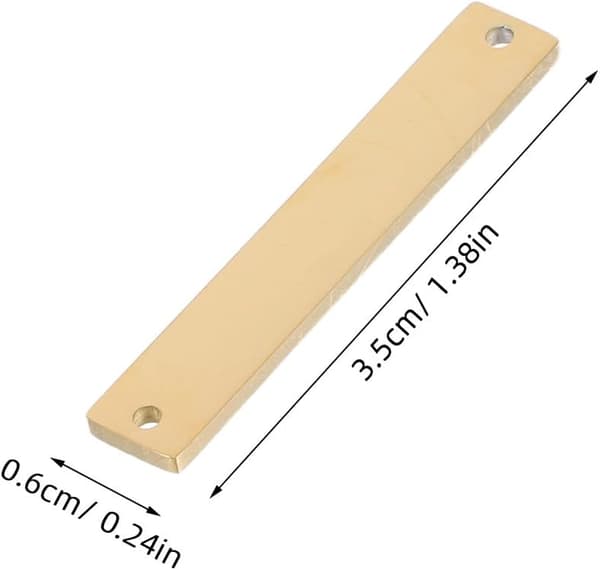 10 stk. dobbelthulls koblinger DIY smykketilbehør rustfritt stål legering