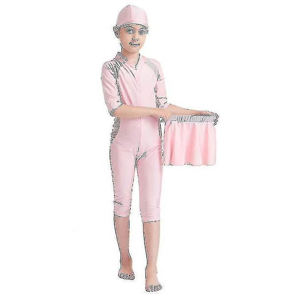 Islamisk Baddräkt Barn Full Cover Muslimsk Baddräkt Burkini