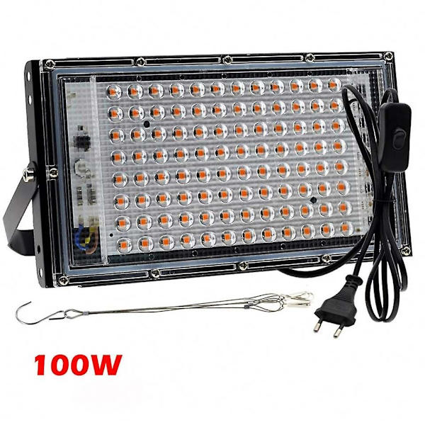 100W Täyden Spektrin Kasvualumiini LED-Kasvivalaisin