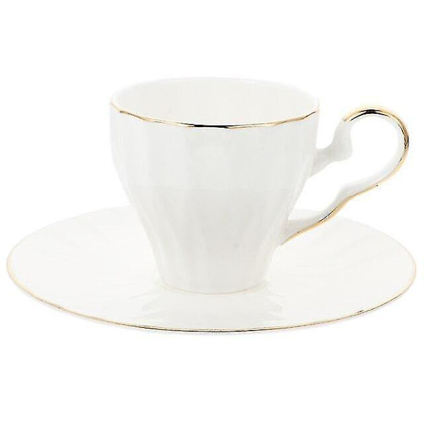 Nordisk Stil Kaffekopp & Fat Set Utsökt Keramik Mugg
