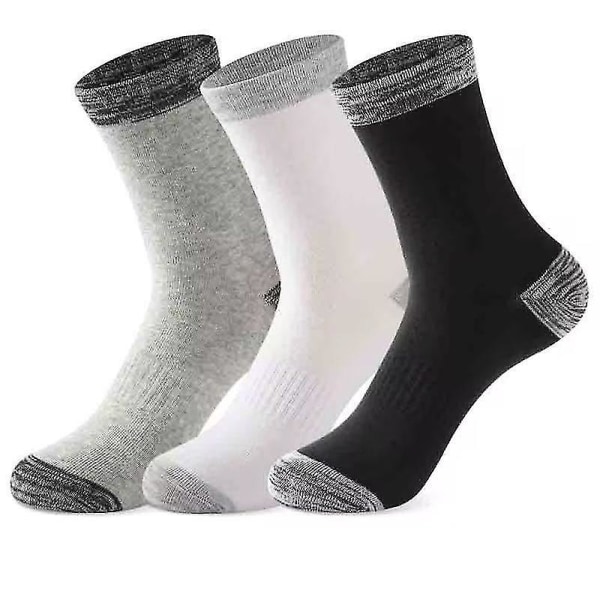 Store størrelse sokker herre bomull høst og vinter mid-tube sokker fe00 |  Fyndiq