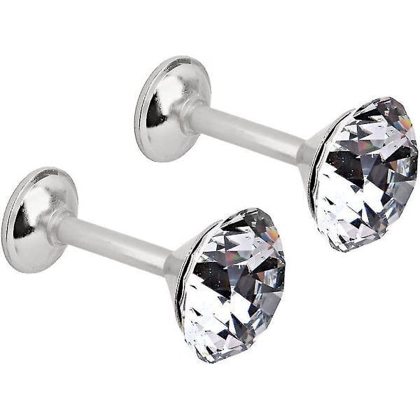 Gardinklämmor Dörrvägg Knytband (silver) (2 st)