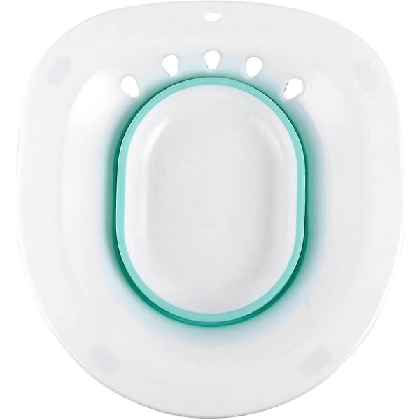 Fällbar Bidet Bad Duschvård Höft Sänka Toalett Bidet Höft Sänka Bäcken (1 Styck - Grön)