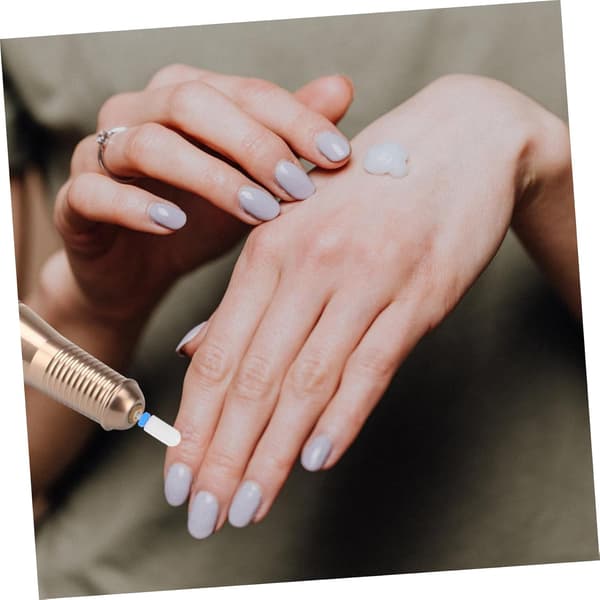 Wolframslibehoved til neglekunst af robuste negleslibehoveder til manicure- og pedicuresæt