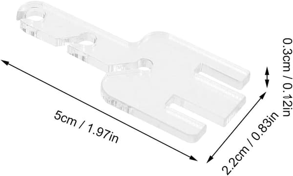 Stickmaskinspännare Adapter 2st Slitstarka Kompakta Spänngafflar