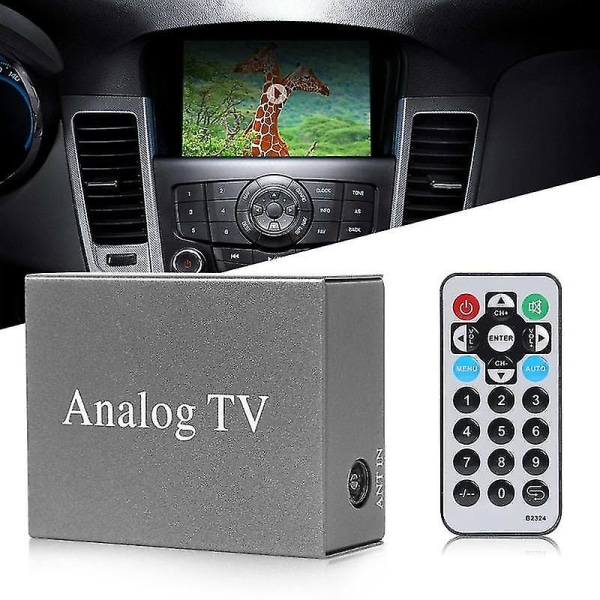 Bilmobil Video Analog TV Modtagerboks Holdbar I Bil Dvd