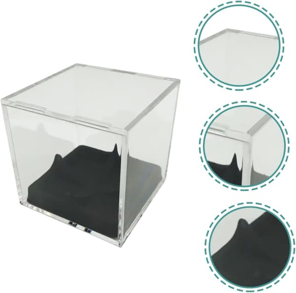 2st Baseboll Display Box Fotboll Display Stativ Display Fodral