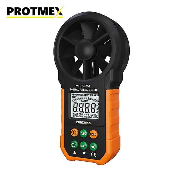 6252A Bærbar Digital Anemometer Vindhastighedstester